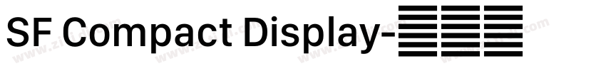 SF Compact Display字体转换